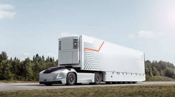 New Transport System from Volvo Trucks Features Autonomous Electric Commercial Vehicles